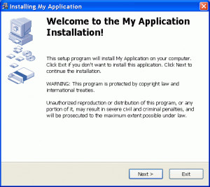 CreateInstall - náhled