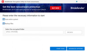 Fonix Ransomware Decryptor - náhled