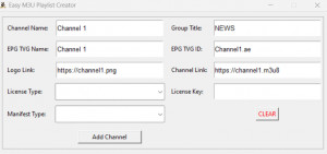 Easy M3U Playlist Creator - náhled