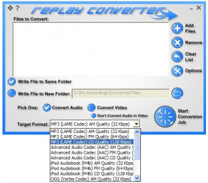 Replay Converter - náhled