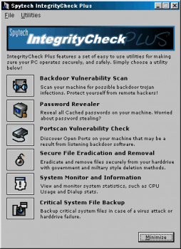 Spytech IntegrityCheck - náhled