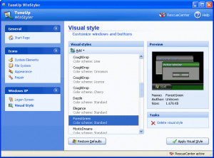 TuneUp WinStyler - náhled