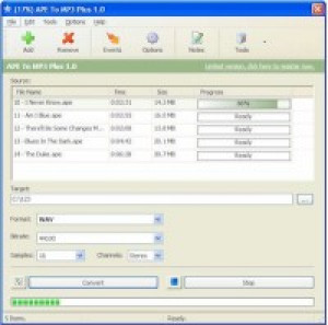 APE to MP3 Plus - náhled