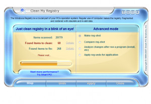 Clean My Registry - náhled