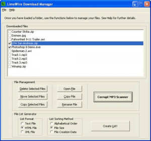 MP3 Search Tool - náhled