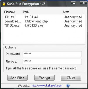 File Encryption - náhled