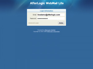 AfterLogic WebMail Lite - náhled