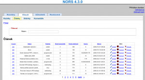 NORS - náhled