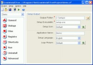 CreateInstall Free - náhled