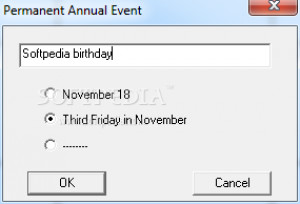 Calendar3 - náhled