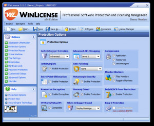 WinLicense - náhled