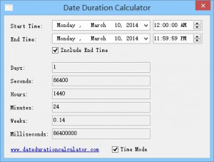Date Duration Calculator - náhled