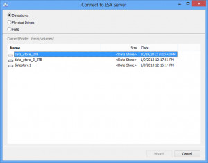 DiskInternals VMFS Recovery - náhled