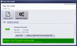Make PDF Smaller - náhled