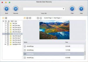 Seanate Data Recovery - náhled