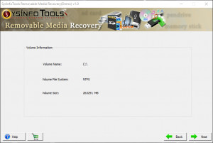 SysInfoTools Removable Media Recovery - náhled