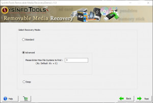 SysInfoTools Removable Media Recovery - náhled