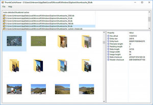 ThumbCacheViewer - náhled