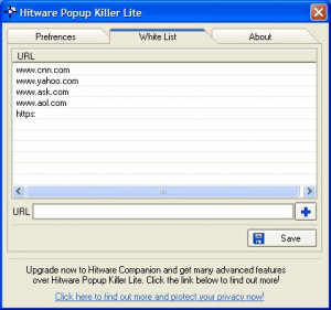 Hitware Popup Killer - náhled