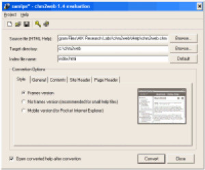 Chm2web - náhled