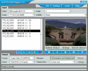 ImToo DVD Ripper - náhled