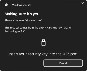 AuthenticatorChooser - náhled