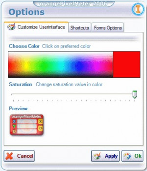 orangePixelMeter - náhled