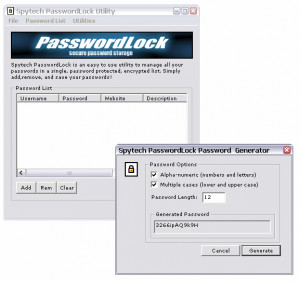Spytech PasswordLock - náhled