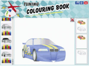 Tuning colouring book - náhled