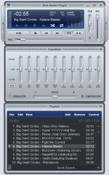 Xion Audio Player - náhled