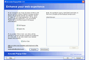 Accurate Popup Killer - náhled