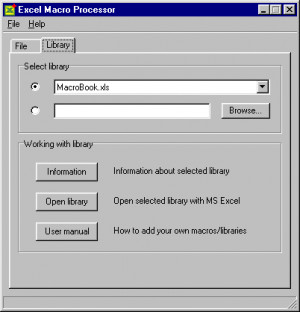 Excel Macro Processor - náhled