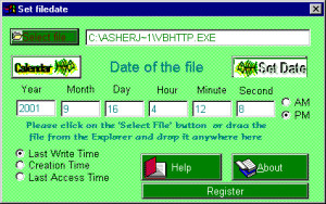 Set File Date  - náhled