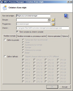 Bill2s Process Manager - náhled