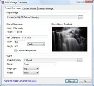 John's Image Converter - náhled