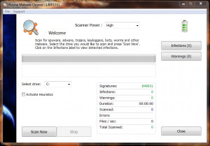 Rizone Malware Cleaner - náhled