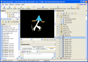 Flash Decompiler - náhled