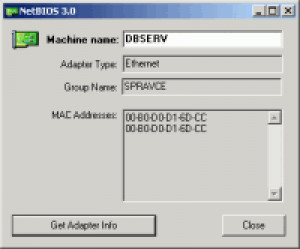 Get Adapter Info - náhled