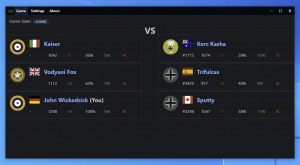 COH3 Stats Desktop App - náhled