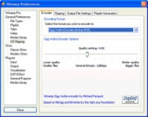 Ogg Vorbis Encoder - náhled