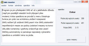 SMS Counter - náhled