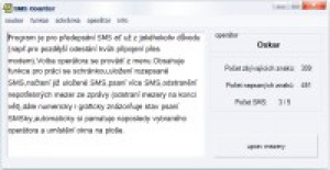 SMS Counter - náhled