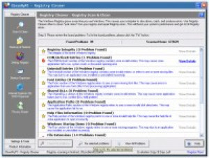 CleanMyPC Registry Cleaner - náhled