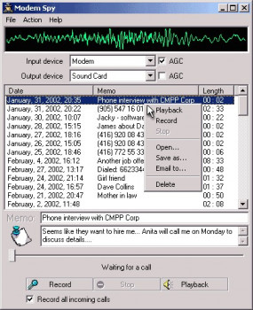 Modem Spy - náhled