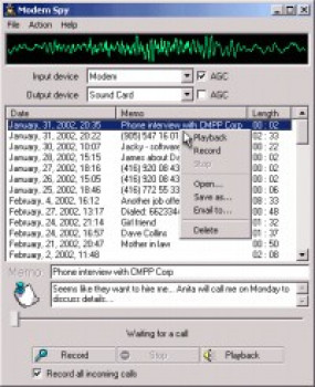 Modem Spy - náhled