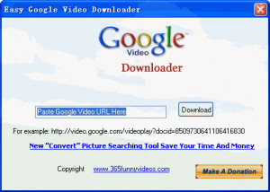 Easy Google Video Downloader - náhled