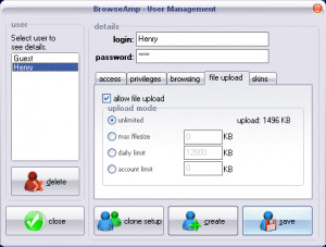 BrowseAmp - náhled