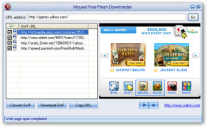 Moyea Free Flash Downloader - náhled