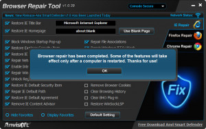 Browser Repair Tool - náhled