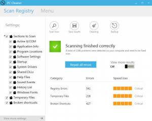 IQmango PC Cleaner - náhled